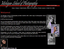 Tablet Screenshot of mischoolofphotography.com